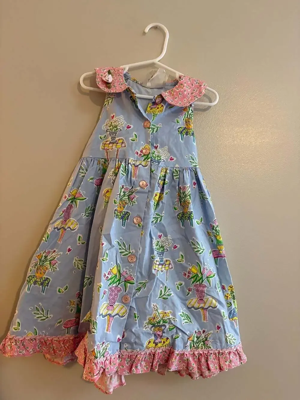 Chicken Noodle San Francisco Floral Print Dress Size 4